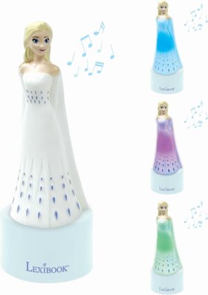Veilleuse haut-parleur La Reine des Neiges à couleurs changeantes