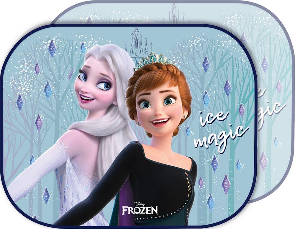 Pare-soleil latéral Disney La Reine des neiges 44x35 cm avec Elsa et Anna