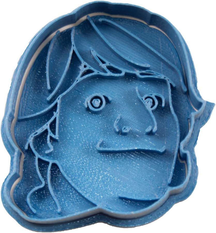 Emporte-pièces Frozen bleu lot de 5, 8 x 7 x 1,5 cm – Image 5