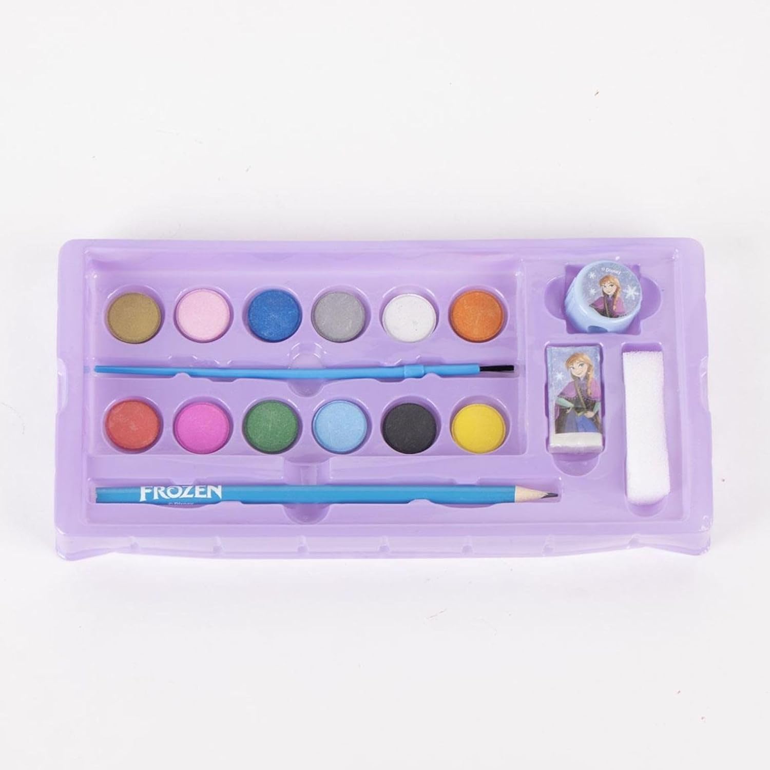 Coffret Disney de papeterie à colorier La Reine des Neiges avec accessoires – Image 4