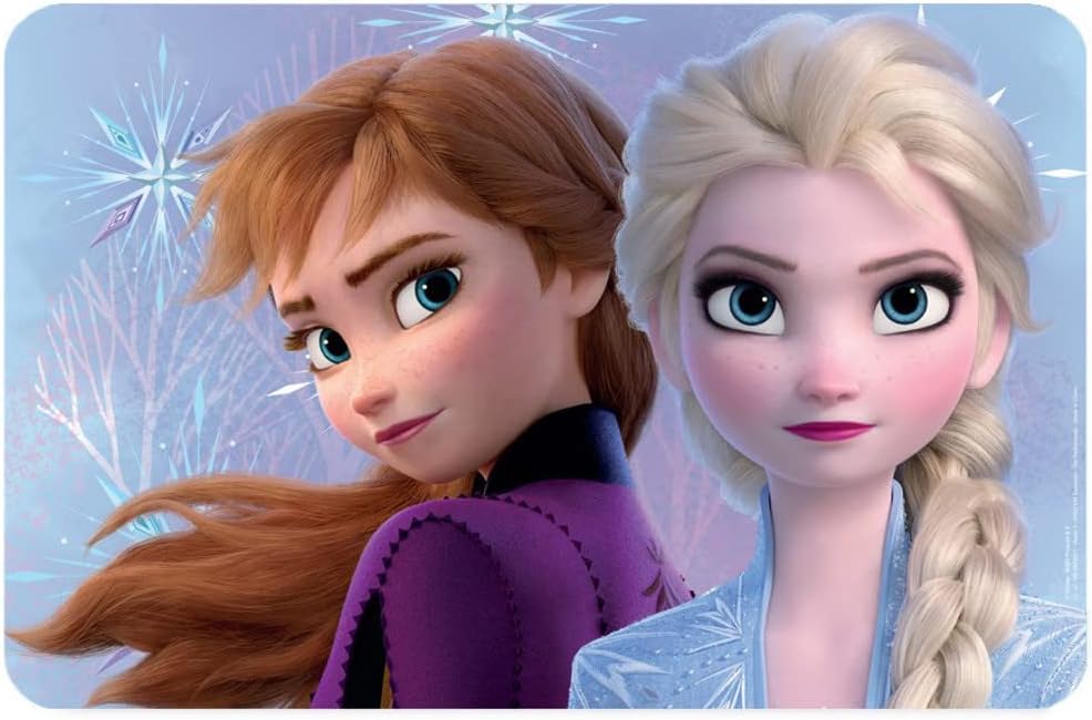 Sous-main bleu La Reine des Neiges avec Elsa et Anna ARJ035167