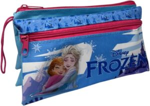 Trousse organisateur La Reine des Neiges à 3 compartiments