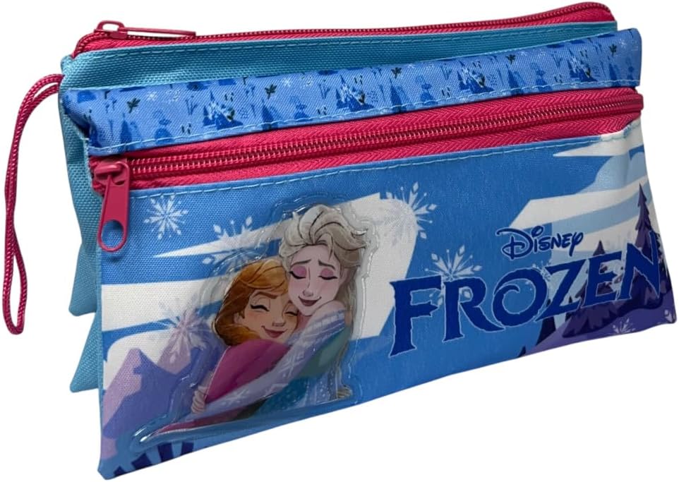 Trousse organisateur La Reine des Neiges à 3 compartiments