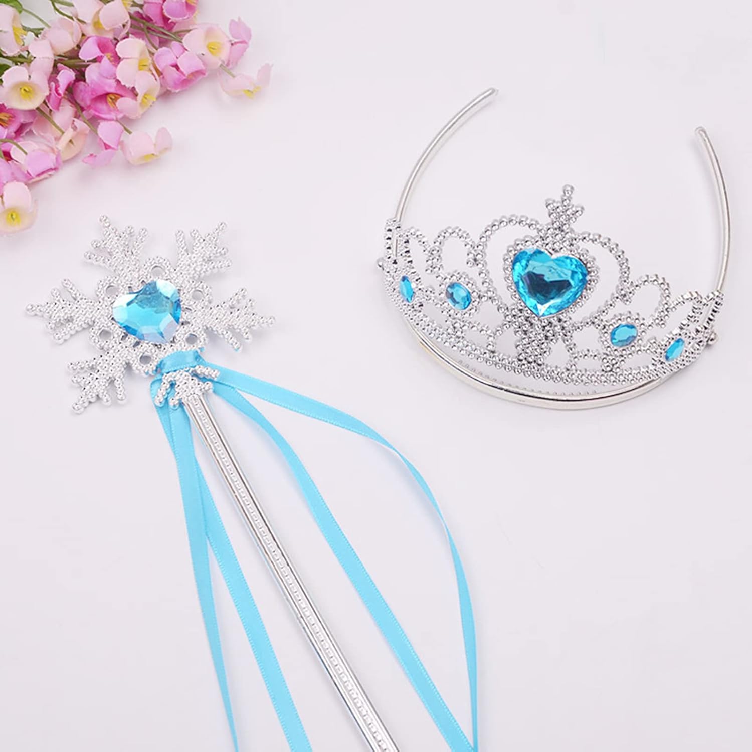 Set Elsa Reine des Neiges avec 4 accessoires de princesse – Image 5
