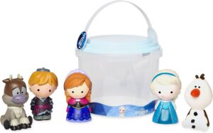 Kit de bain Disney La Reine des Neiges avec Anna, Elsa et 5 personnages