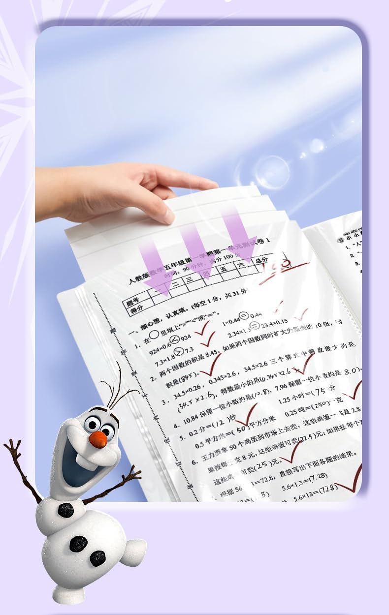 Classeur A4 Elsa 30 poches avec pochettes transparentes – Image 5