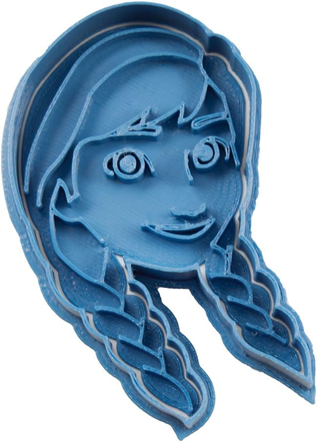 Emporte-pièces Frozen bleu lot de 5, 8 x 7 x 1,5 cm – Image 3