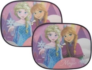 Paire de pare-soleils latéraux Disney Frozen 44 x 35 cm pour voiture