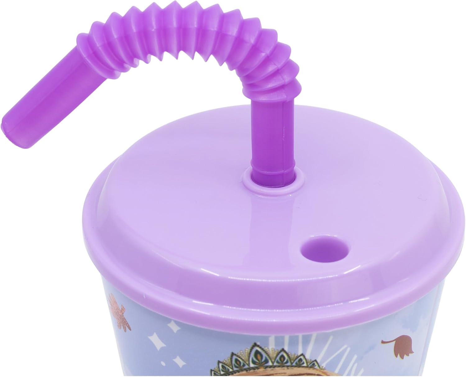 Gobelet enfant La Reine des Neiges avec paille et couvercle 430 ml – Image 3