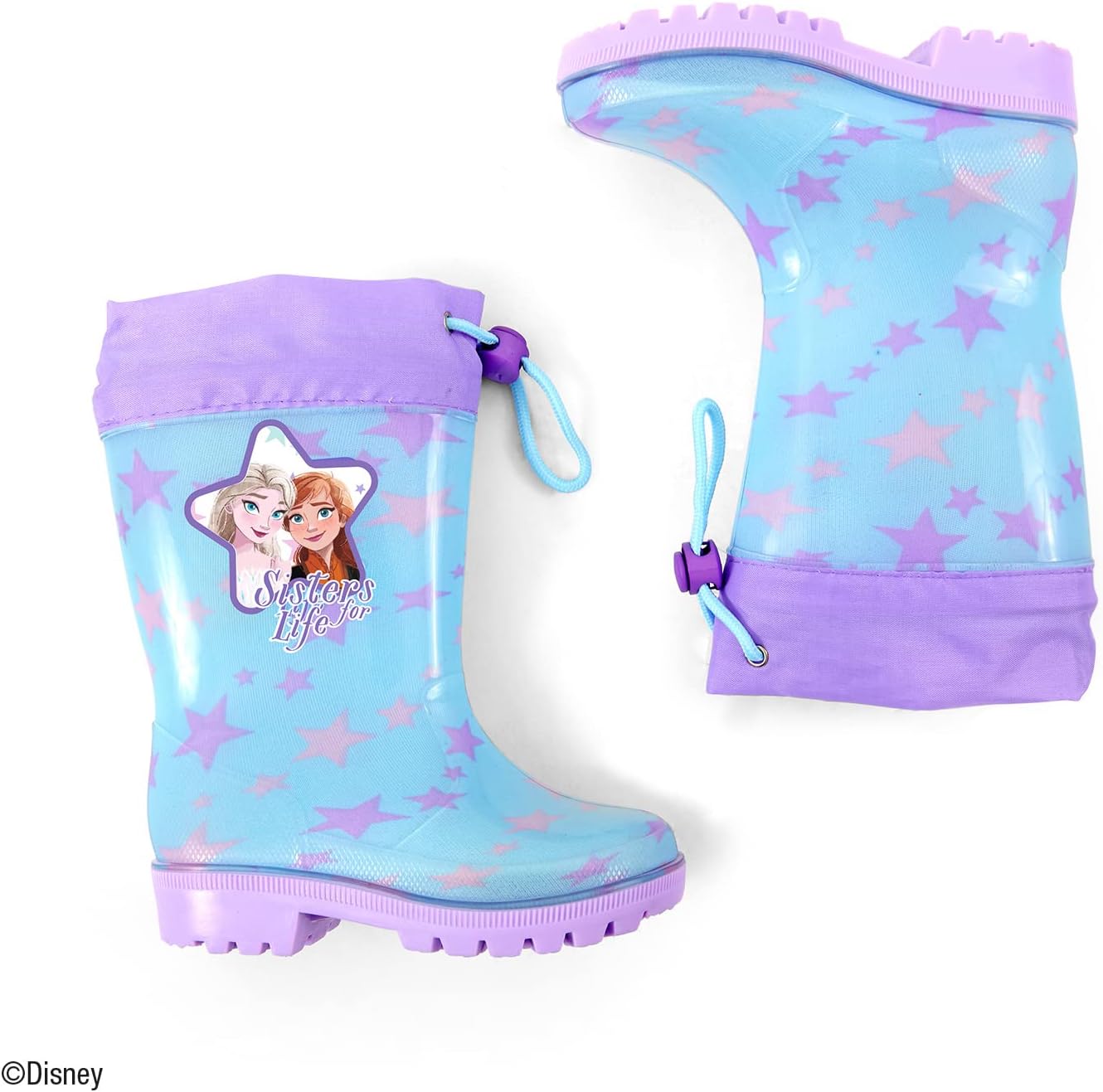 Bottes de pluie PERLETTI Frozen bleu ciel en PVC, La Reine des Neiges, 24-25 – Image 6