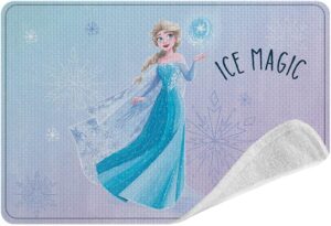 Set de table goûter La Reine des Neiges en tissu 30 x 40 cm