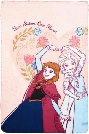 Plaid Disney La Reine des Neiges en polaire 100 x 150 cm