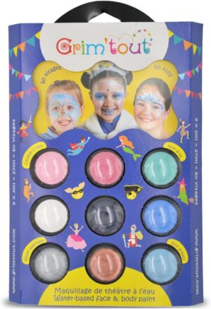 Palette de maquillage à l’eau Reine des Neiges Taille S pour enfant