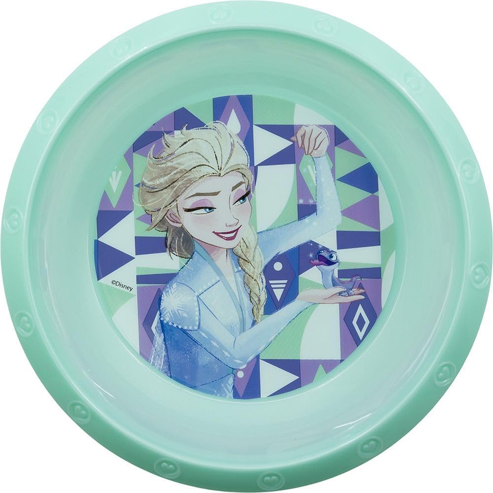 Bol enfant Disney La Reine des neiges en plastique alimentaire recyclable – Image 3
