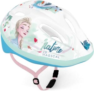 Casque de vélo enfant La Reine des neiges 2 réglable 52-56 cm blanc