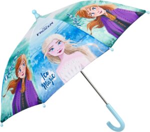 Petit parapluie manuel en textil 66 cm La Reine des Neiges caricature