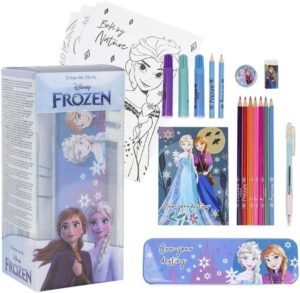 Kit de coloriage La Reine des Neiges avec trousse et carnet