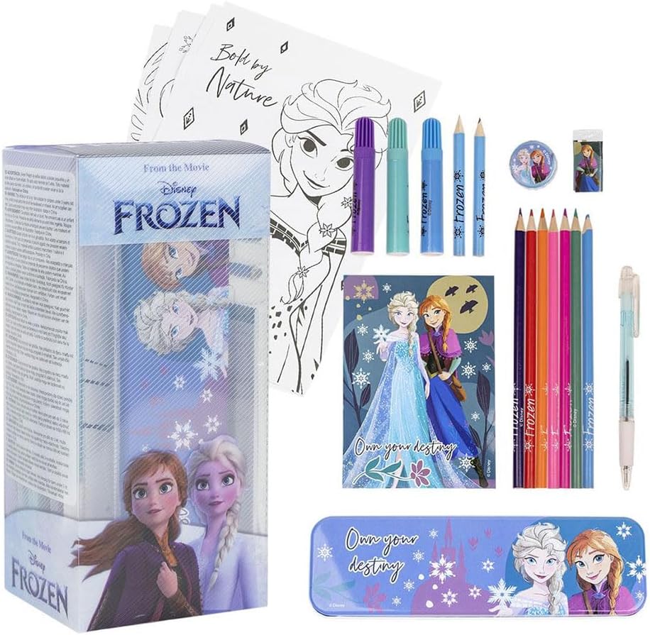 Kit de coloriage La Reine des Neiges avec trousse et carnet