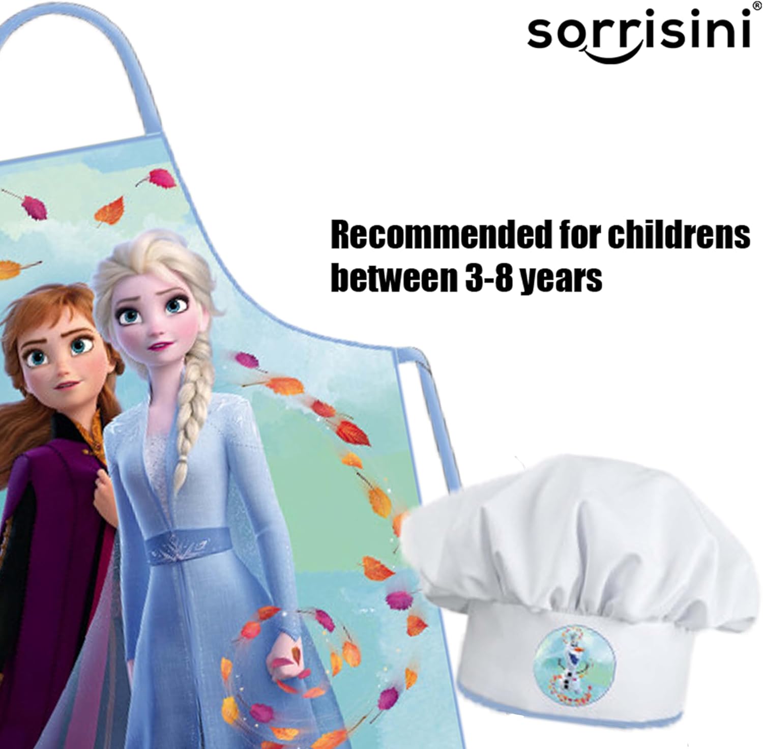 Tablier et toque enfant Frozen en polyester ajustable – Image 3