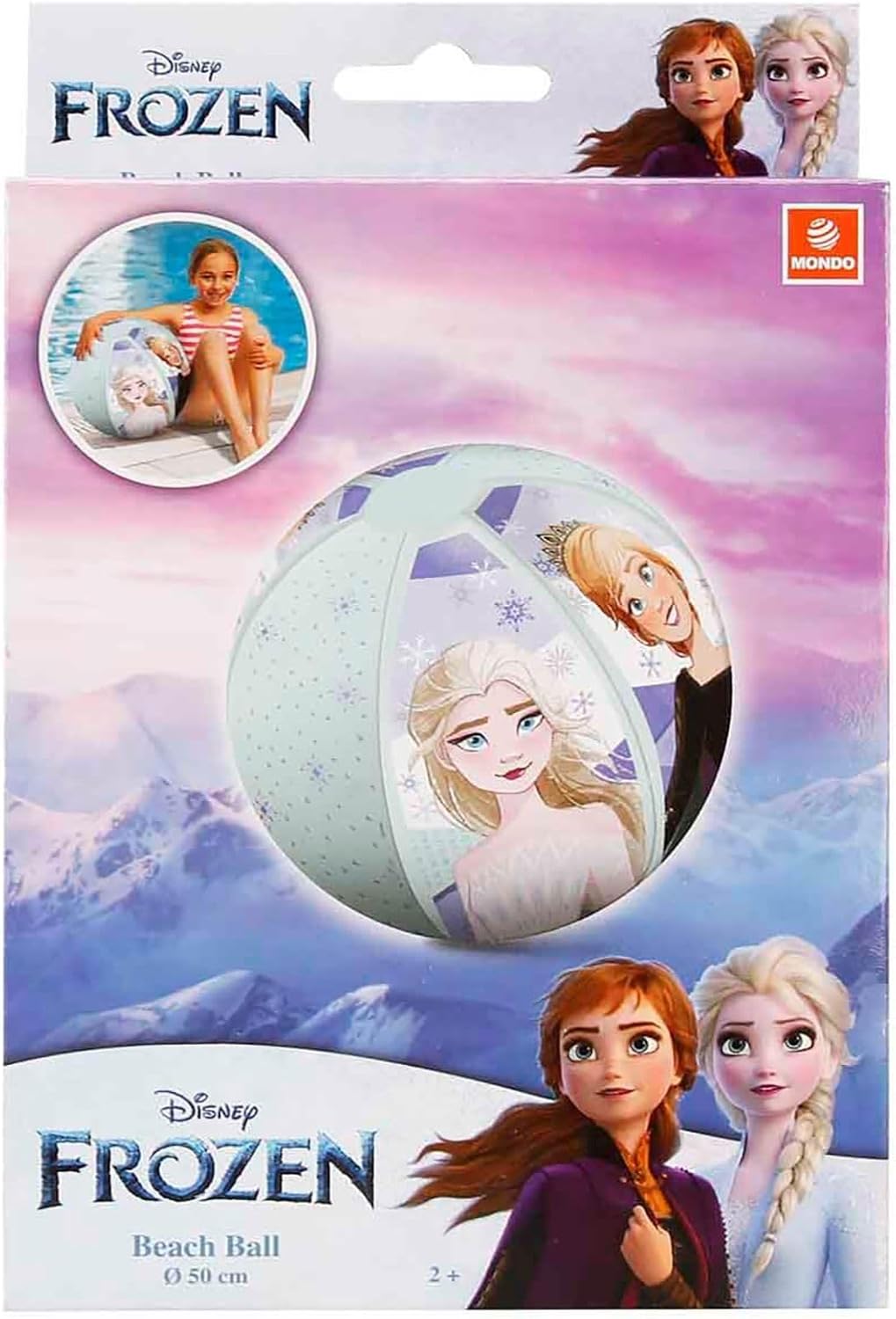 Ballon de plage Disney Frozen pour enfants, style BEACH BALL FROZEN – Image 3