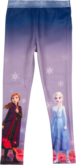 Legging thermique doublé bleu Disney La Reine des Neiges pour fille
