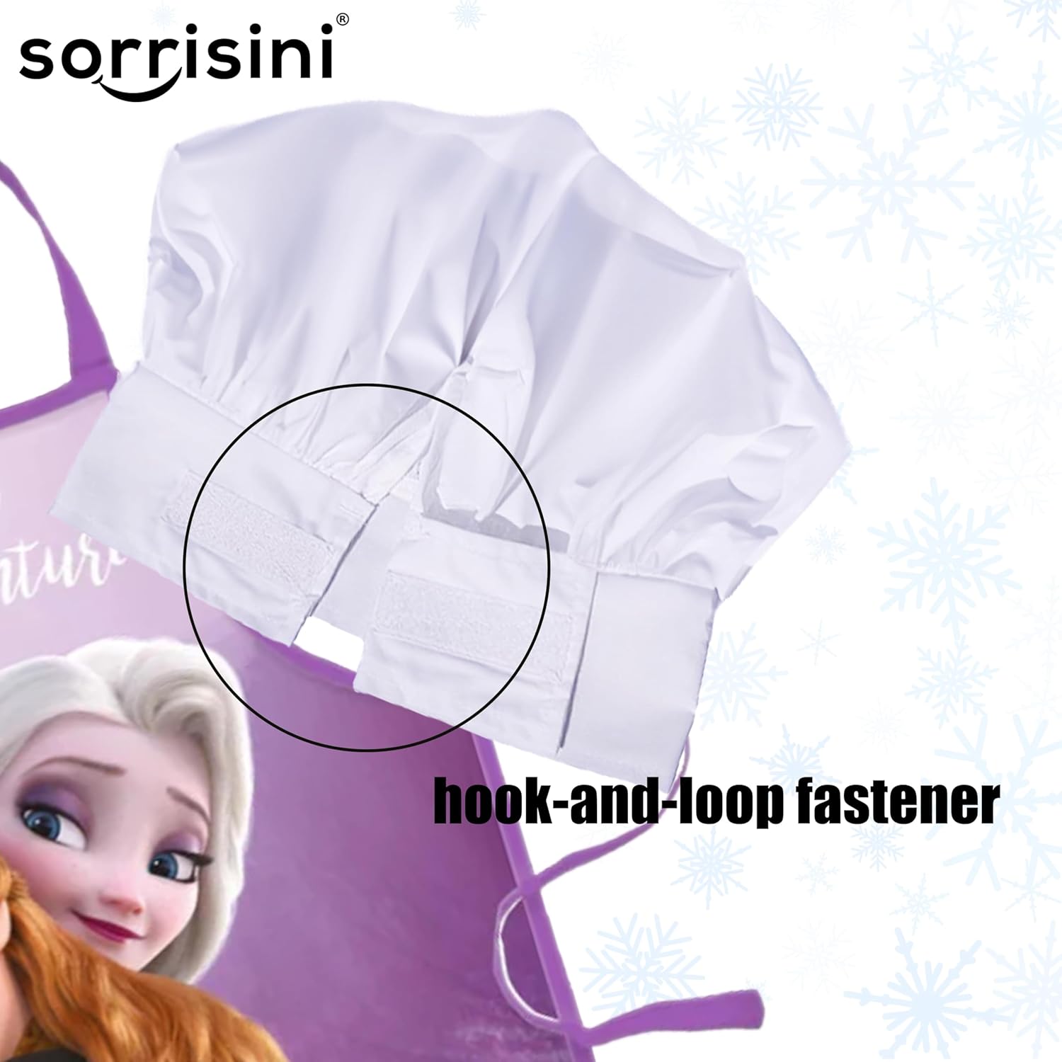 Ensemble tablier et toque ajustable enfant Frozen, 3 à 8 ans – Image 8
