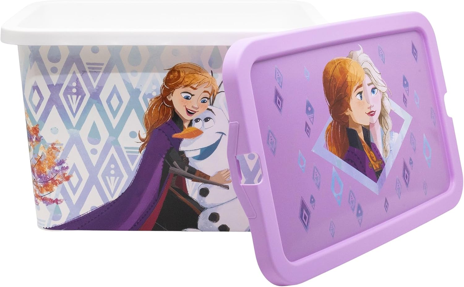 Boîte de rangement 7 litres à fermeture clic La Reine des Neiges – Image 5