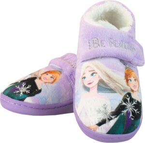 Chaussons Disney Frozen Anna et Elsa à velcro