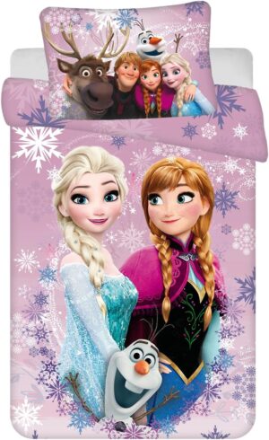 Parure bébé Disney La Reine des Neiges Anna et Elsa 100 x 135 cm