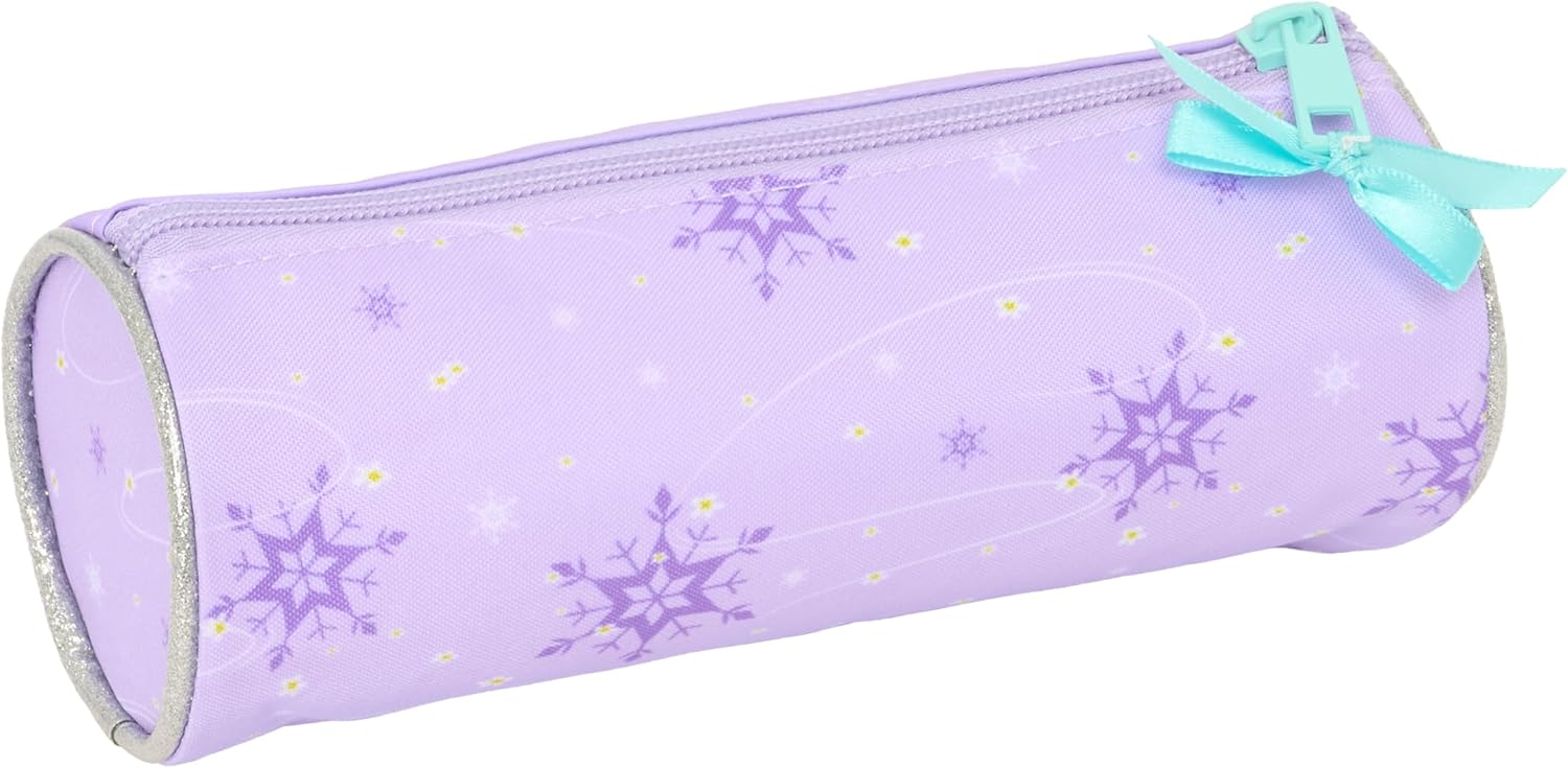 Trousse ronde La Reine des Neiges Spirit lilas 20 x 7 cm – Image 2