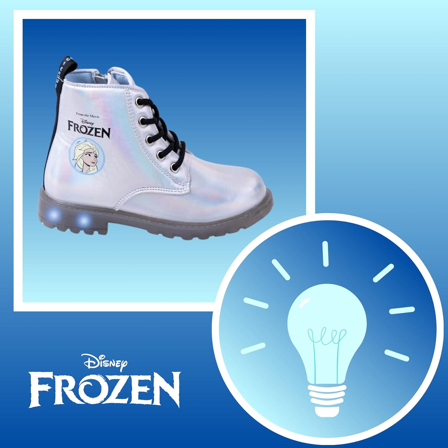 Bottes Elsa Disney Frozen pour filles, tailles EU 27 à 34 – Image 4