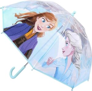 Parapluie enfant Disney Frozen 2 avec Elsa, Anna, Mickey, Minnie et Stitch