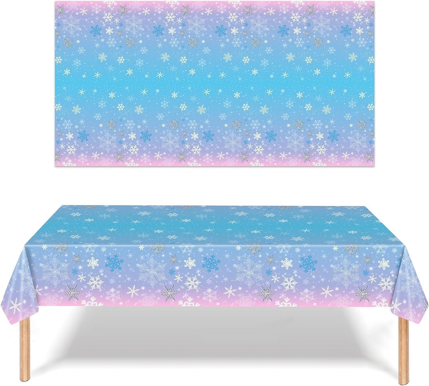 Nappe flocon de neige La Reine des neiges, 1 pièce – Image 2