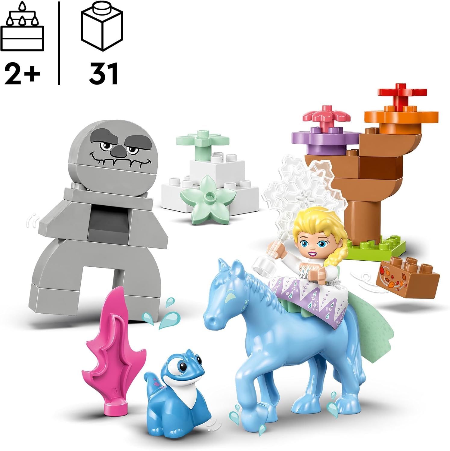 LEGO DUPLO Disney Elsa et Bruni, forêt enchantée 10418 – Image 2