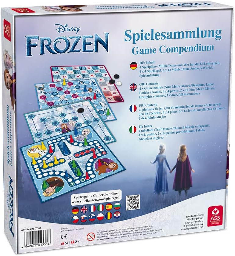 Compendium 2 jeux Cartamundi La Reine des Neiges – Image 3