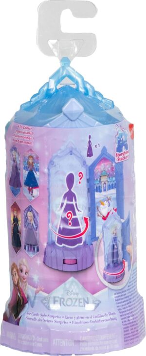 Mini château La Reine des Neiges Disney Frozen Spin Surprise avec petites poupées