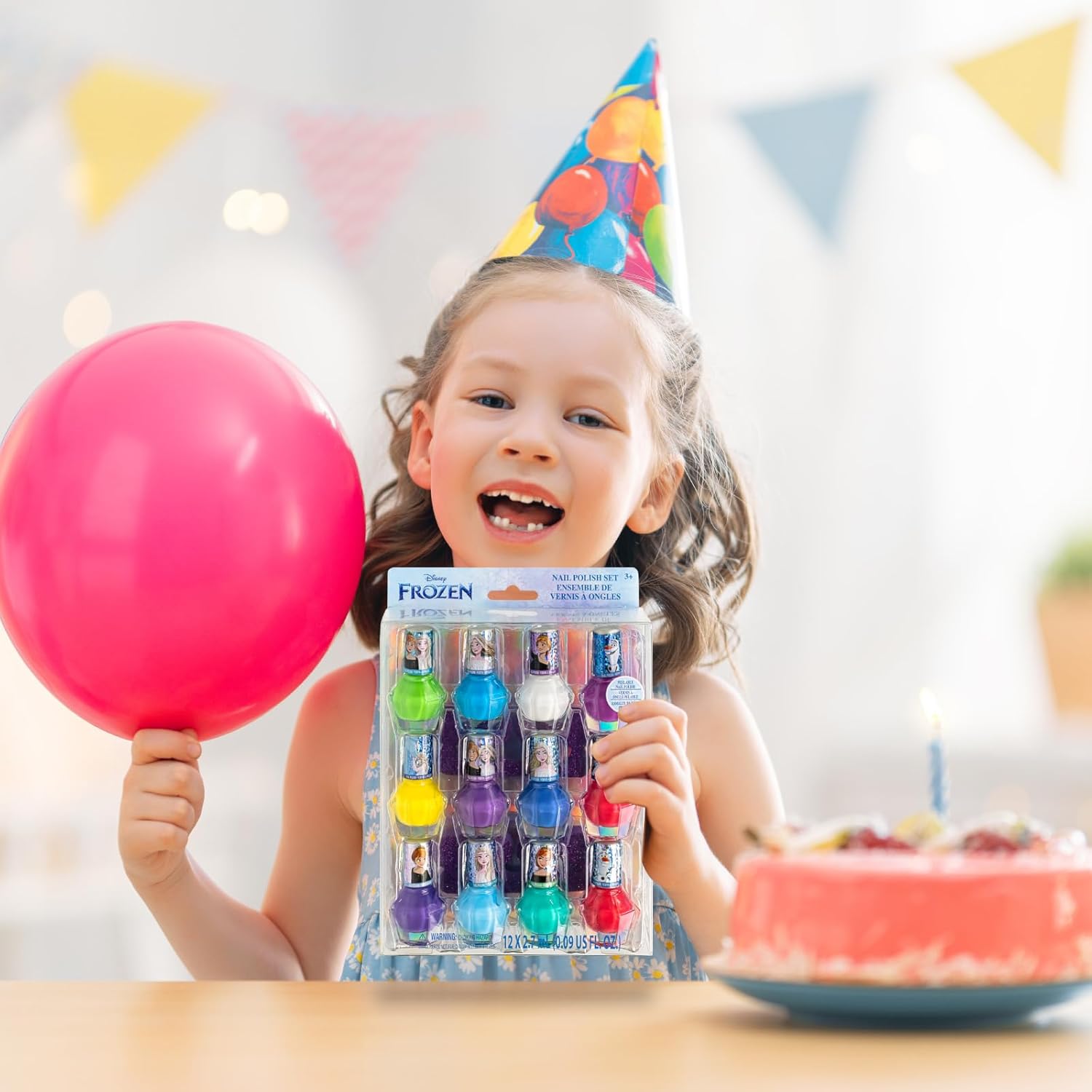 Kit Disney Frozen 2 de vernis à ongles non toxique pour enfants avec espaceurs d'orteils, 12 pièces – Image 7