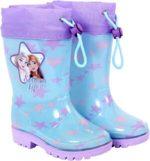 Bottes de pluie PERLETTI Frozen bleu ciel en PVC, La Reine des Neiges, 24-25