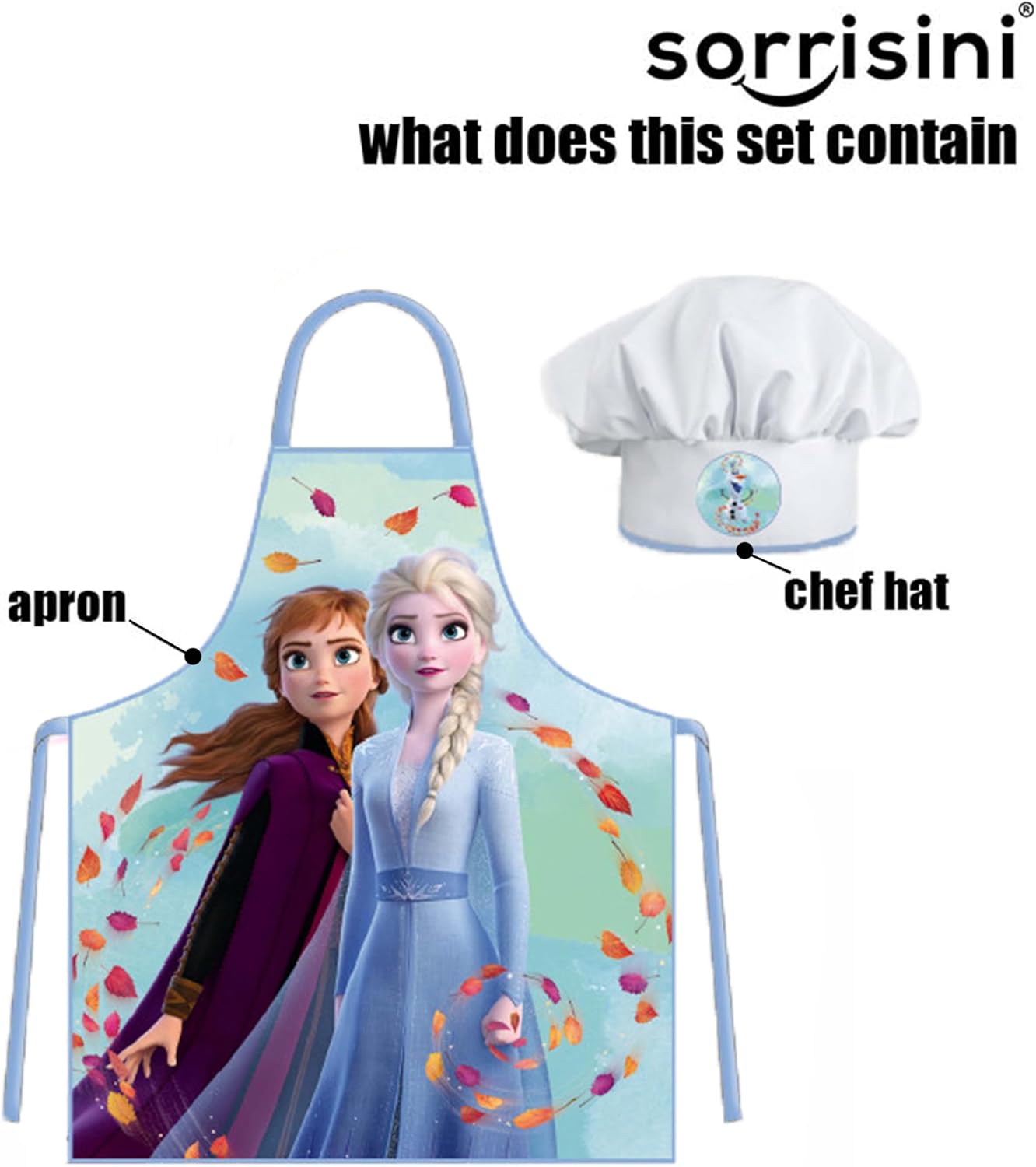 Tablier et toque enfant Frozen en polyester ajustable – Image 7