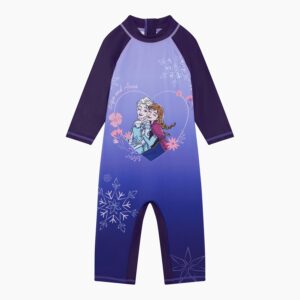 Sun suit Disney La Reine des Neiges Elsa et Anna à manches trois quarts