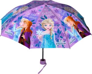 Parapluie compact Disney La Reine des Neiges à structure pliante pour fille