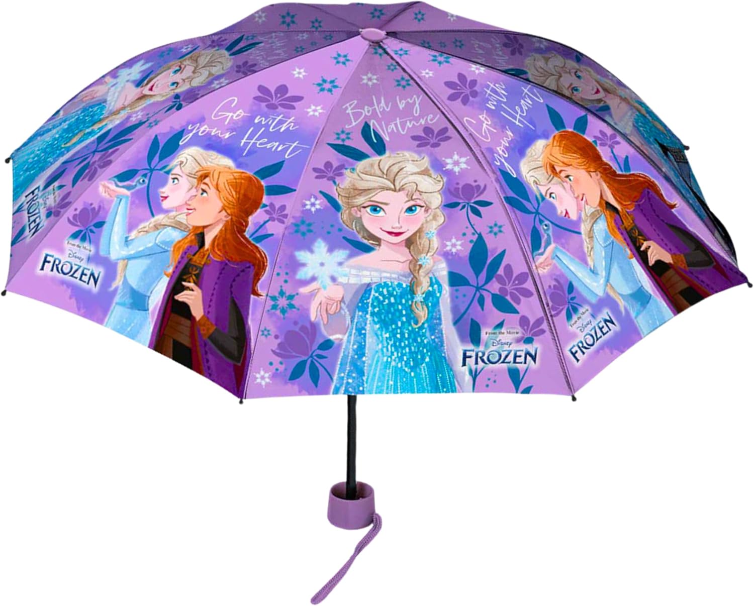 Parapluie compact Disney La Reine des Neiges à structure pliante pour fille