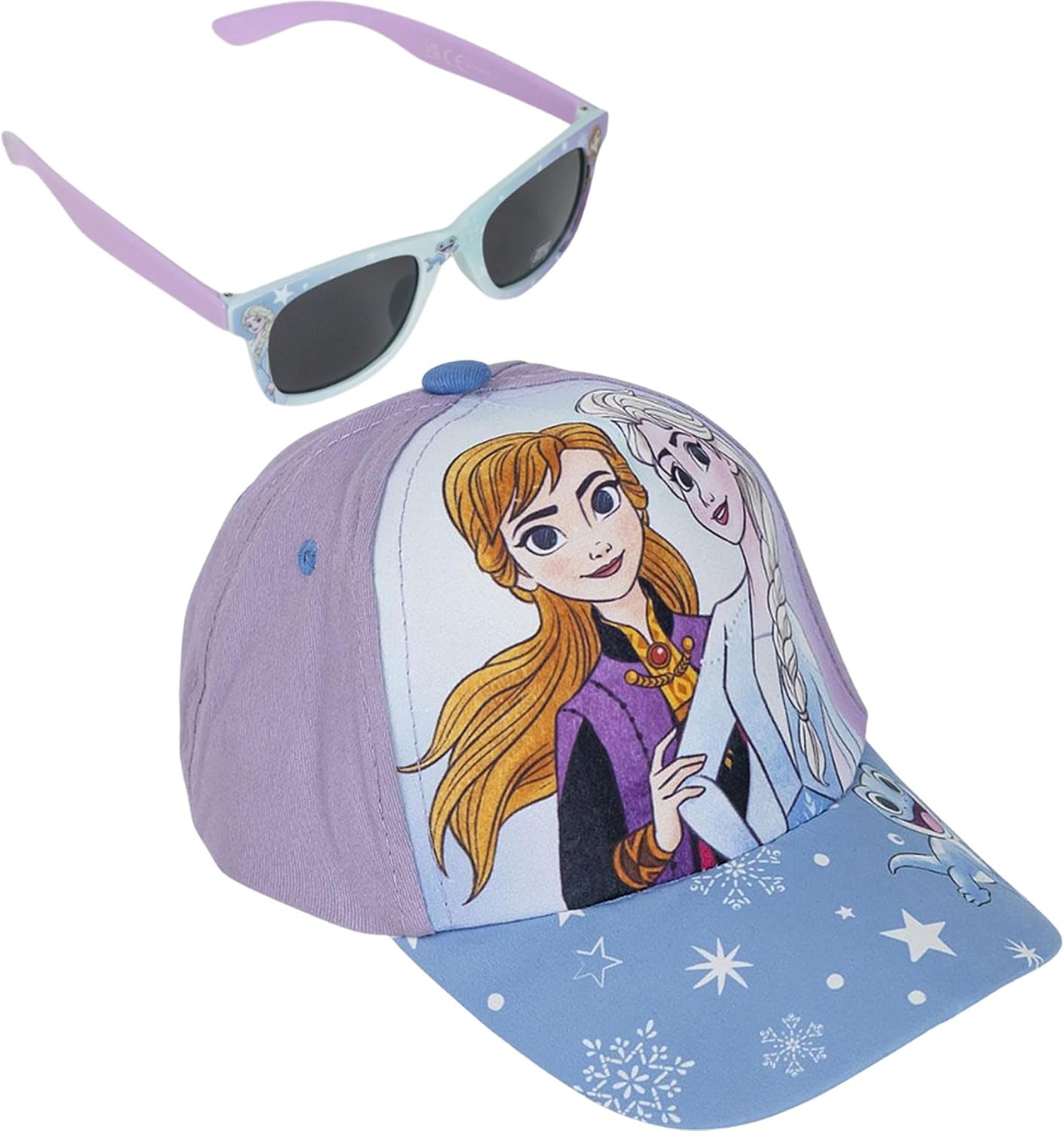 Casquette avec lunettes Elsa et Anna La Reine des Neiges
