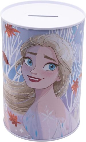 Tirelire enfant Reine des Neiges en métal