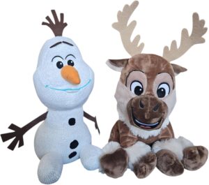 Peluche Olaf et Sven 35 cm de La Reine des Neiges 2