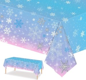 Lot de 3 nappes jetables Frozen Reine des Neiges 2,20 m x 1,30 m