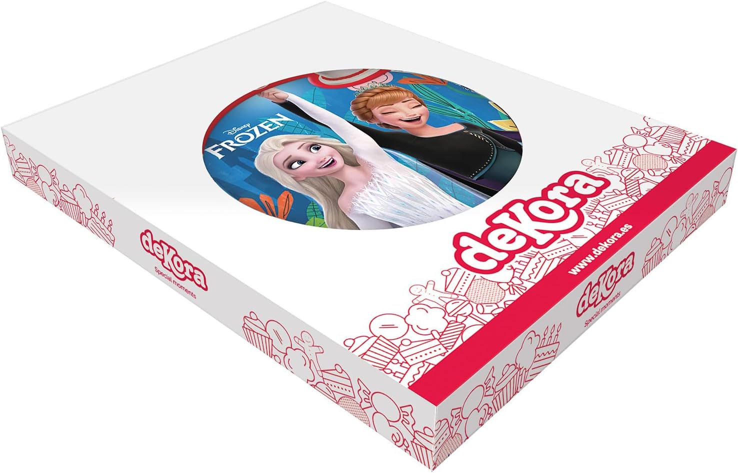 Disque comestible Anna et Elsa La Reine des Neiges 15,5 – Image 6