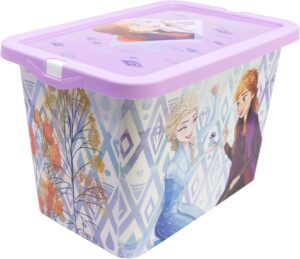 Boîte de rangement 7 litres à fermeture clic La Reine des Neiges