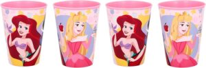 Gobelets enfant Princesse La Reine des Neiges, lot de 4, 260 ml