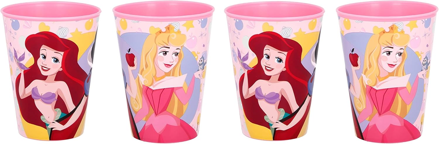 Gobelets enfant Princesse La Reine des Neiges, lot de 4, 260 ml